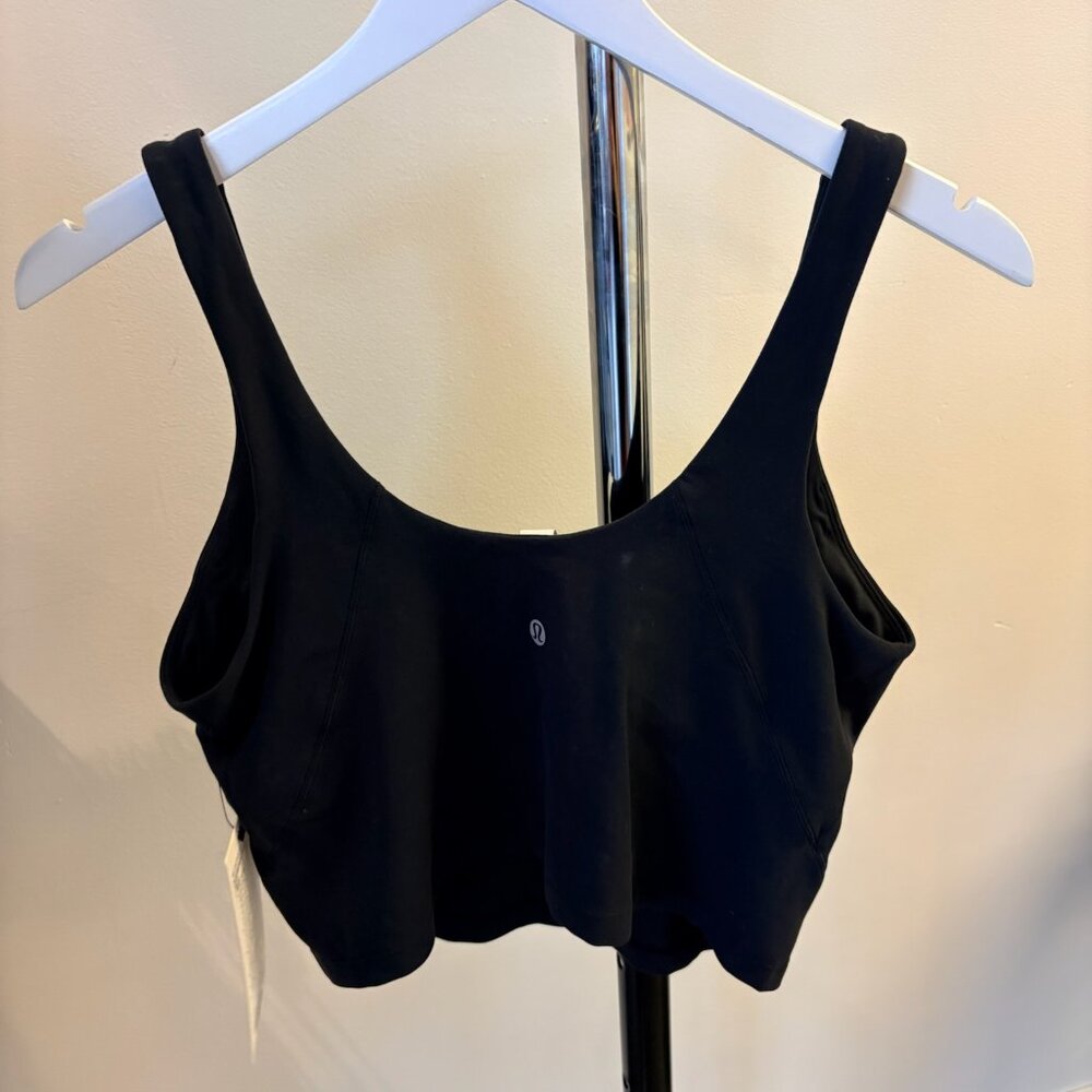 NWT Lululemon x Pure Barre Align Tank, Black with Red PB Logo - Picture 6 of 6